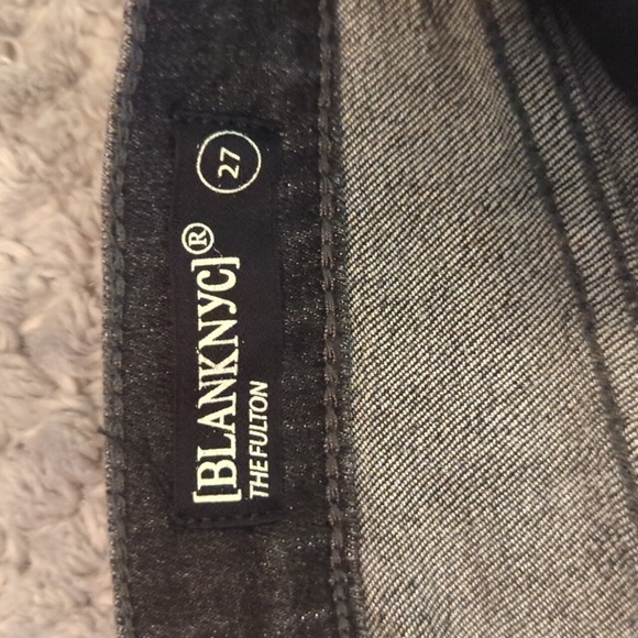 Blank NYC The Fulton black denim shorts - size 27 - Picture 2 of 4